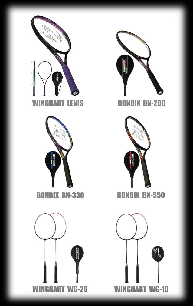 テニスラケットデザイン,バドミントンラケットデザイン